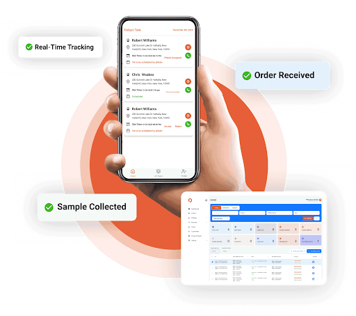 Advanced Phlebotomy App & Sample Collection Software